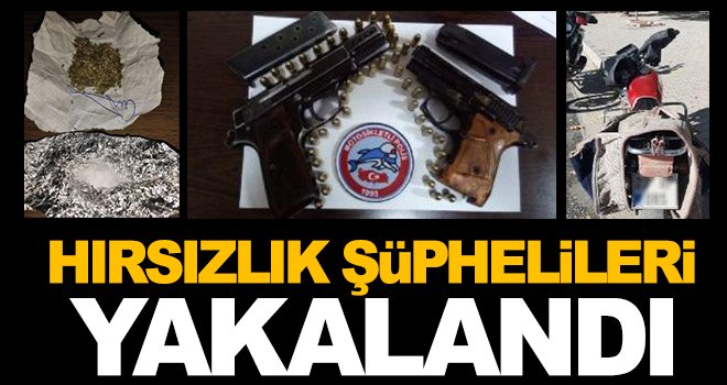 Gaziantep'te uyuşturucu ve çalıntı motosiklete gözaltı