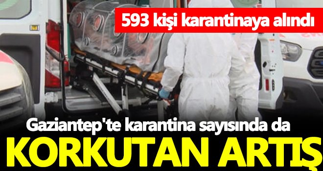 Gaziantep'te vaka sayıları artmaya devam ediyor!