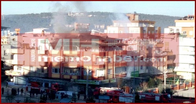 Gaziantep'te yangın!.. Binada mahsur kalanlar kurtarılıyor...
