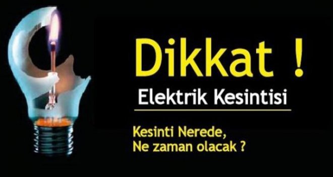 Gaziantep'te yarın elektrik kesintisi olacak...