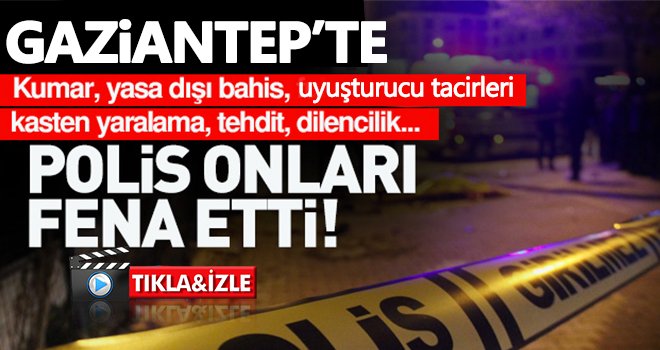 Gaziantep'te yasa dışı bahis operasyonu! Çok sayıda gözaltı var...