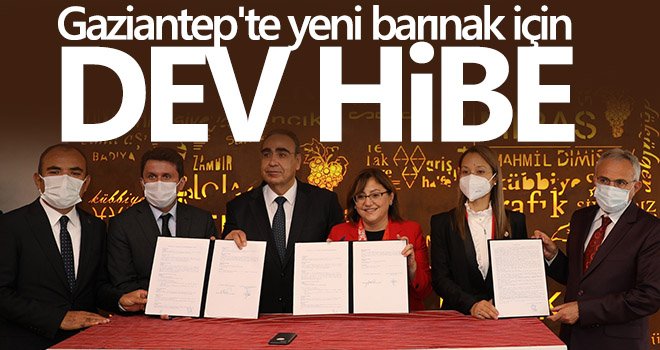 Gaziantep'te yeni barınak için dev hibe