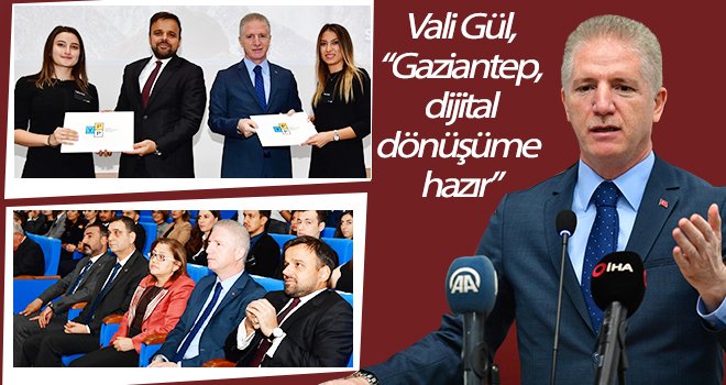 Gaziantep'te yeni mezun gençlere yönelik sertifika töreni 