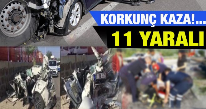 Gaziantep'te zincirleme kaza: 11 yaralı
