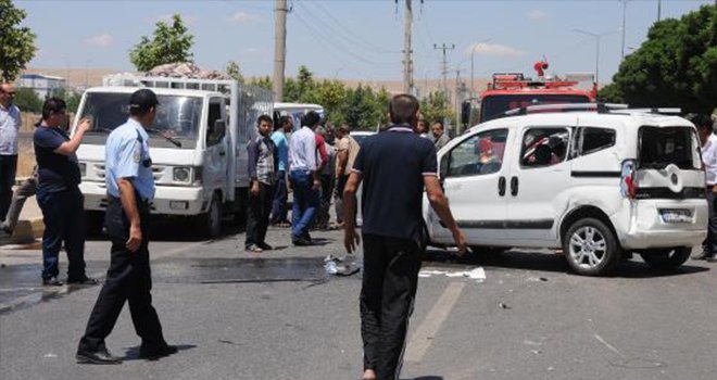 Gaziantep'te zincirleme kaza: 2 yaralı