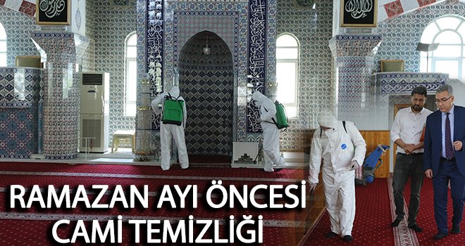 Gaziantep’teki camiler ramazan ayına hazırlanıyor