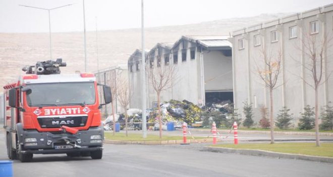 Gaziantep’teki fabrika yangını 12 saatte söndürüldü