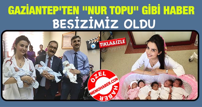 Gaziantep'ten 'Beşiz Bebek' müjdesi 