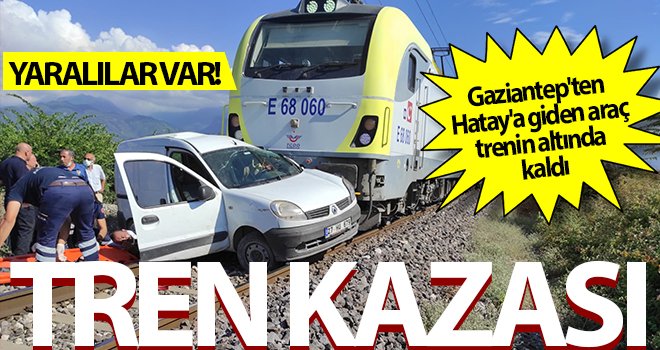 Gaziantep'ten Hatay'a giden araç kaza yaptı! Yaralılar var