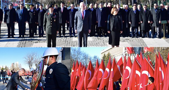 Gazi'nin gelişine Gaziantep'te kutlama