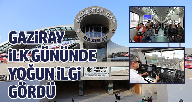 Gaziray ilk gününde yoğun ilgi gördü