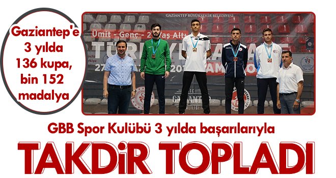 GBB Spor Kulübü 3 yılda başarılarıyla takdir topladı