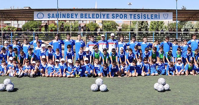 Geleceğin sporcuları Şahinbey’de eğitiliyor