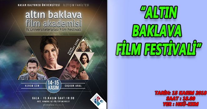 Gelenekselleşen Altın Baklava Film Festivali