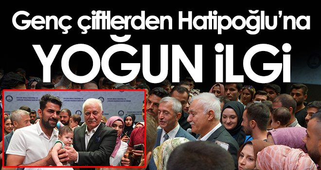 Genç çiftlerden Hatipoğlu’na yoğun ilgi
