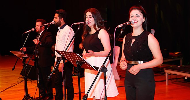 Genç seslerden unutulmayacak performans