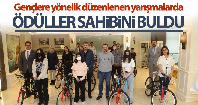Gençlere yönelik düzenlenen yarışmalarda ödüller sahibini buldu