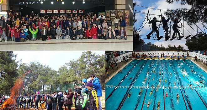 Gençlik kampı, havuzun şampiyonlarını ağırladı