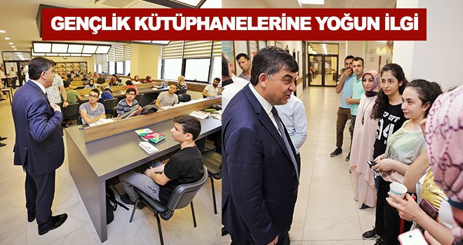 Gençlik kütüphanelerinden yaklaşık 500 öğrenci yararlanıyor
