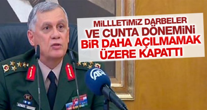 Genelkurmay Başkanvekili Org. Dündar bilançoyu açıkladı
