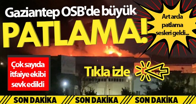 Geri dönüşüm fabrikasında yangın: Patlama sesleri geldi...