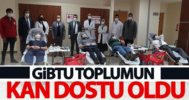 GİBTU toplumun kan dostu oldu