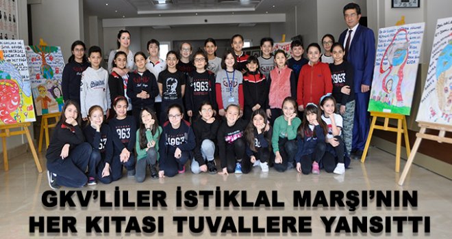 GKV, öğrencilerinin resimleri 1 hafta sergilenecek 