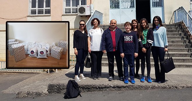 GKV Ortaokulu’ndan anlamlı kampanya