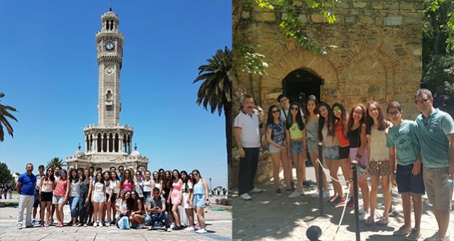 GKV Özel Liseleri öğrencileri Ege’ye çıkarma yaptı 