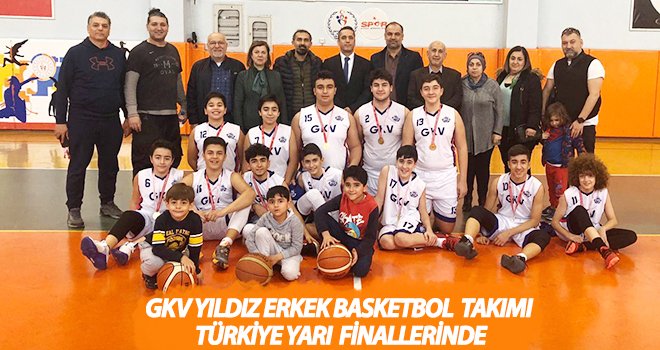 GKV Yıldız Erkekler Basketbol Takımı finalde