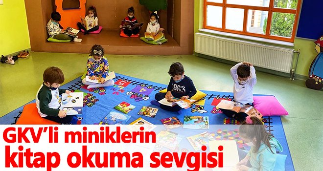 GKV’li miniklerden kitap okuma etkinliği