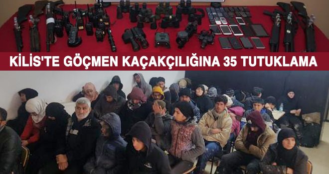 Göçmen kaçakçılığına 35 tutuklama, 187 kişi sınır dışı edildi