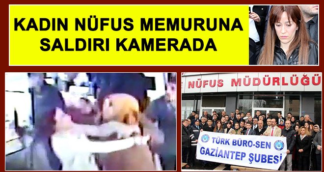 Görevli memur, o kadın tarafından darp edildi!