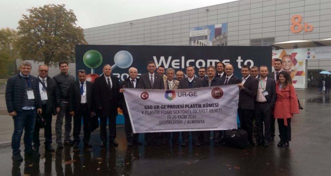 GSO UR-GE Plastik Kümesi Heyeti Almanya K Plastik Fuarı’nda