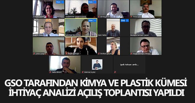 GSO’da kimya ve plastik kümesi ihtiyaç analizi yapıldı