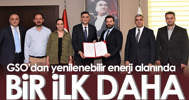 GSO’dan yenilenebilir enerji alanında bir ilk daha