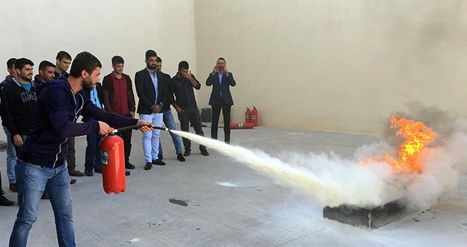 İşletmeciler için yangın eğitimi