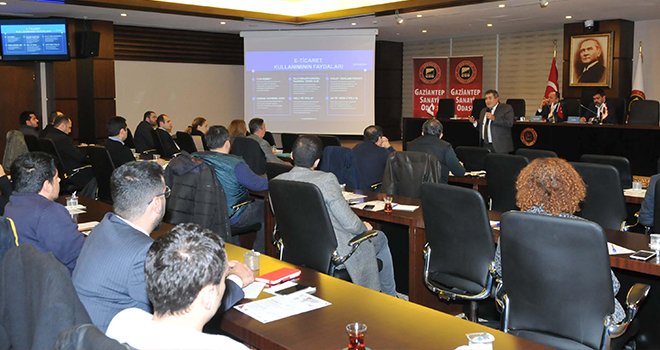 GSO'nun E-Ticaret atağı projesi eğitimine yoğun ilgi