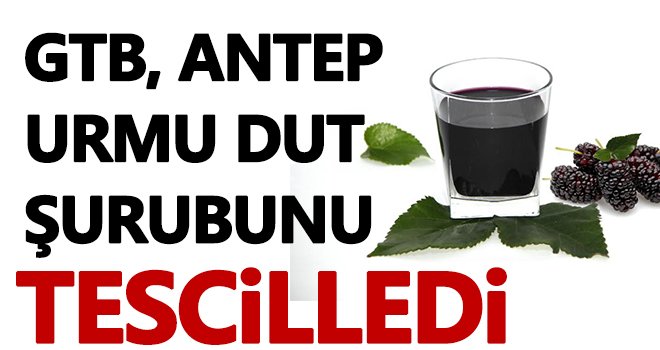 GTB, Antep urmu dut şurubunu tescilledi