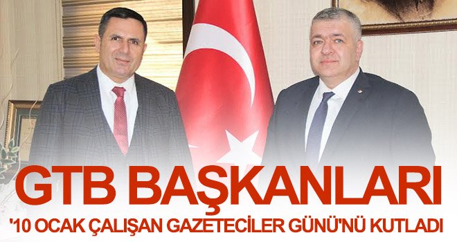 GTB başkanlarından 10 Ocak mesajı