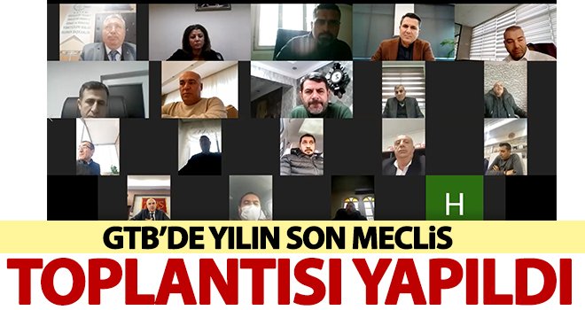 GTB’de yılın son meclis toplantısı yapıldı