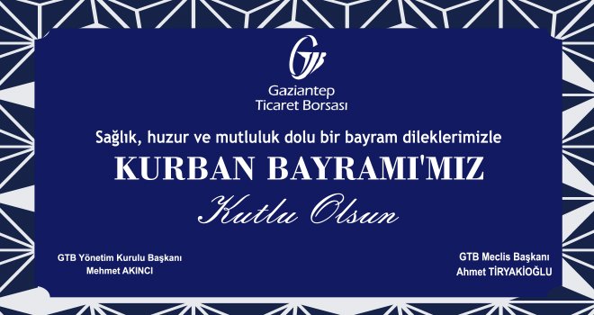 GTB'den Ramazan Bayramı mesajı