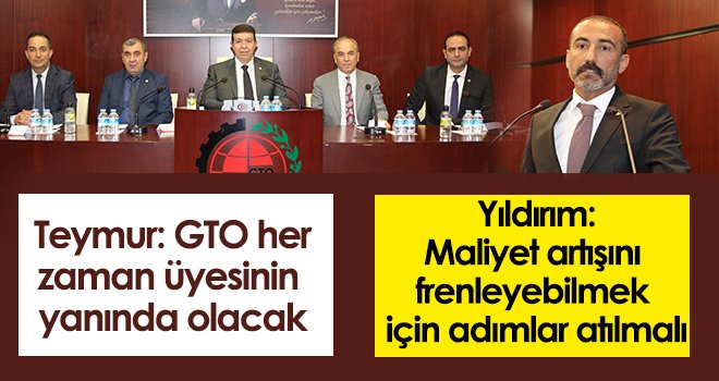 GTO Haziran ayı meclis toplantısı yapıldı...