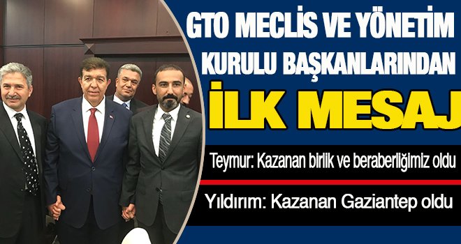 GTO Meclis ve Yönetim Kurulu Başkanları elele