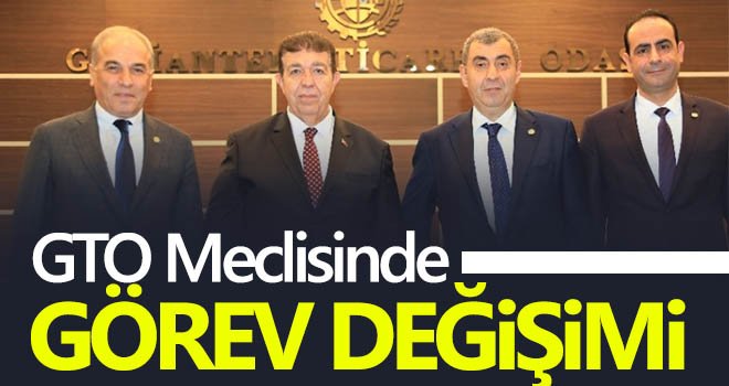 GTO Meclisinde görev değişimi