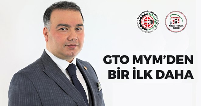 GTO Mesleki Yeterlilik Merkezi'nden bir ilk daha