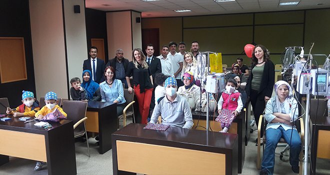 GTO Sosyal Kulüp üyeleri lösemili çocuklarla bir arada