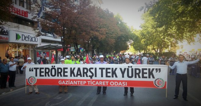 GTO TERÖRE KARŞI YÜRÜDÜ