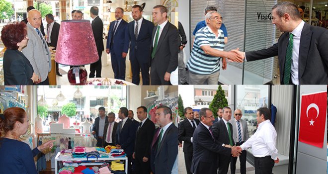 GTO’dan, patlamadan zarar gören esnaflara “geçmiş olsun” ziyareti