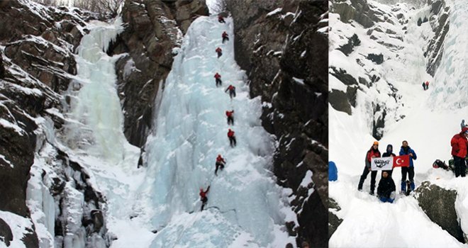 GÜDAT Buz Tırmanış Festivali’ne Katıldı